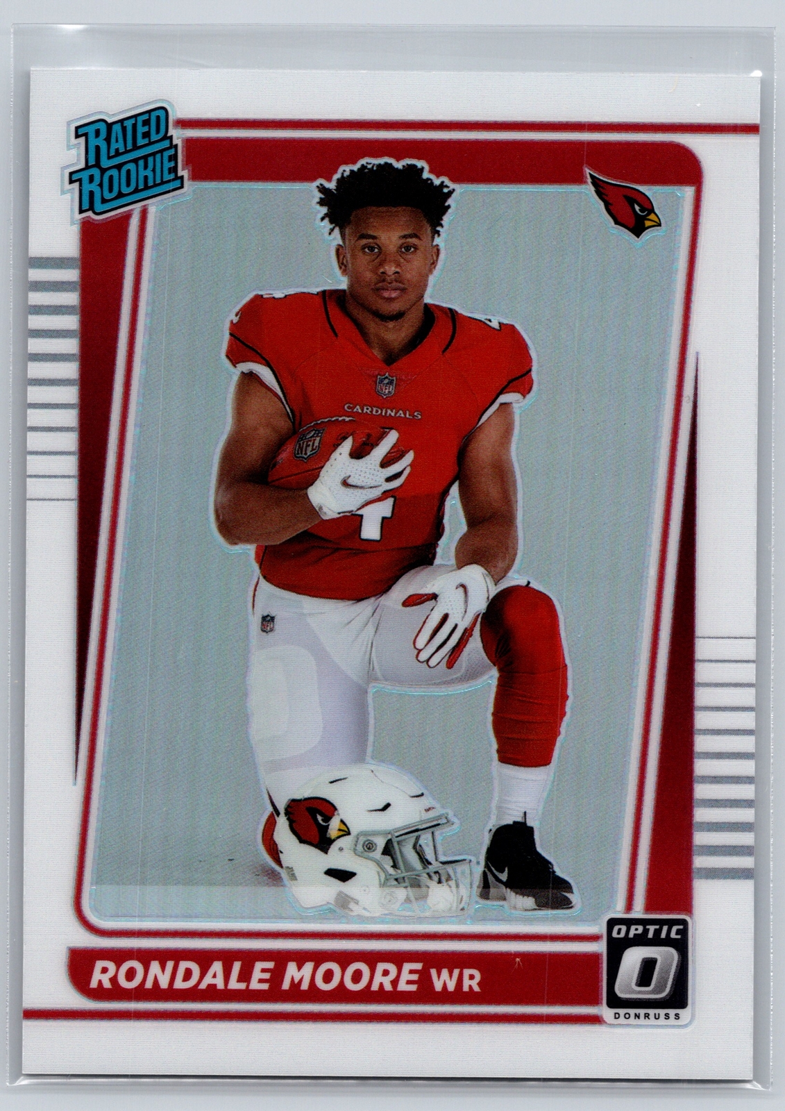 2021 Donruss Optic #217 Rondale Moore Holo Variation
