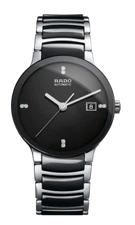 Rado Centrix Automatic Diamond High Tech Ceramic Black Dial Mens Watch R30941702