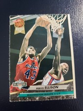 Pervis Ellison Washington Bullets 1992 - 1993 Ultra PERFORATED WHITE BORDER
