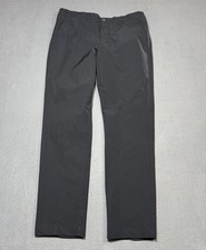 Prada Milano Black Nylon Technical Trousers Mens 48 32x30 Made In Italy