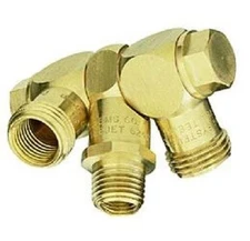 Pack of 5 - TeeJet Brass 1/4" Male MPT Double Swivel Body Assembly 6240-1/4TT