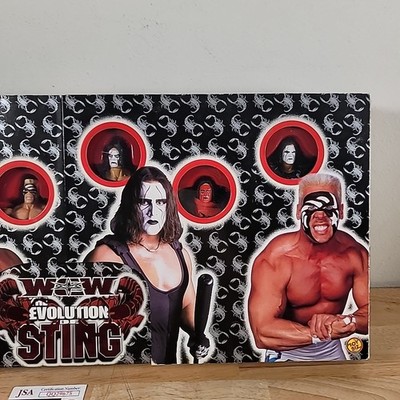 ToyBiz WCW The Evolution of Sting Box Set Wrestling WWE WWF NWO