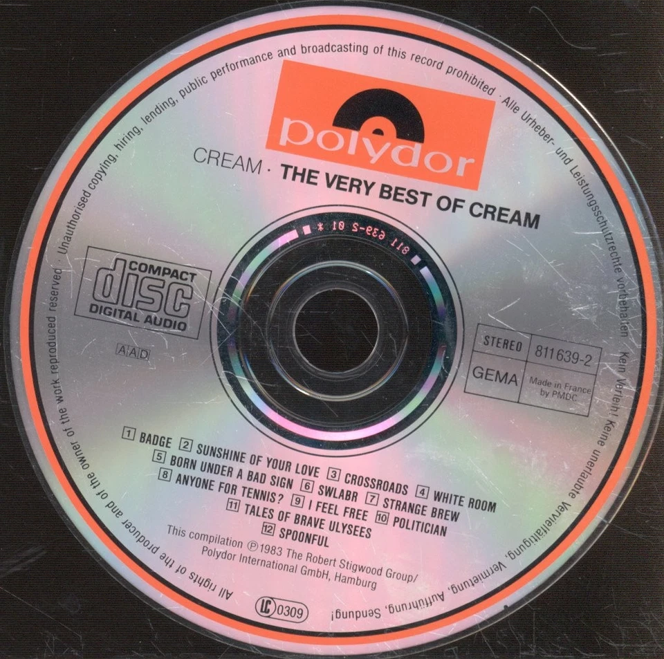 Cream Strange Brew - Das Beste Von Cream CD Frankreich Polydor 8116392 - Bild 3 von 3