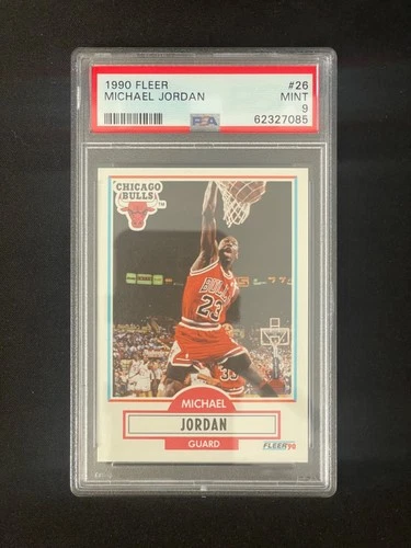 1990 Fleer MICHAEL JORDAN #26 PSA 9 Mint HOF Chicago Bulls 23 MVP GOAT MJ