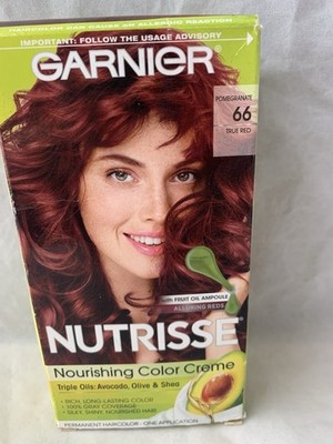 Garnier Nutrisse Ultra Nourishing Hair color True Red #66                     S2