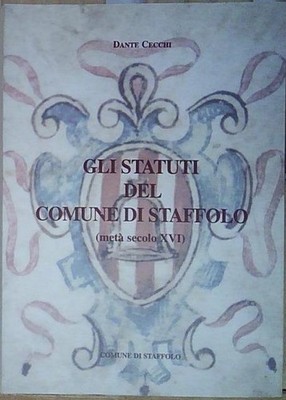Cecchi dante DIE STATUTEN DER GEMEINDE STAFFOLO