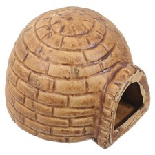 Ceramic Fish Cave Aquarium Hide for Betta Fish and Reptile Tank Accessories