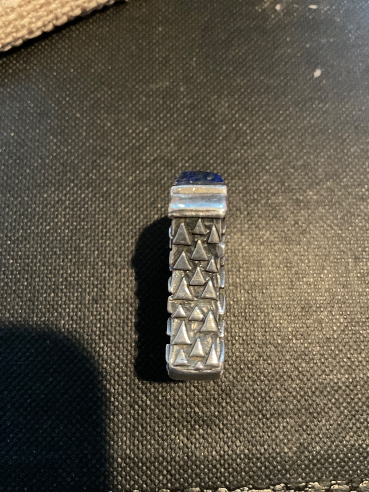 Solid Big Native American 925 Sterling Silver Nat… - image 5