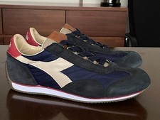 Diadora HERITAGE Equipe Italy Blue Sneakers 25.5cm Near Mint Unused