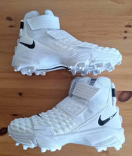 Nike Force Savage Elite 2 Shark Men's Size 14 White Football Cleats CK2824-100