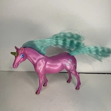 Vintage 90's Empire Mini Fantasy Fillies Unicorn Shala Pink Blue Hair RARE HTF