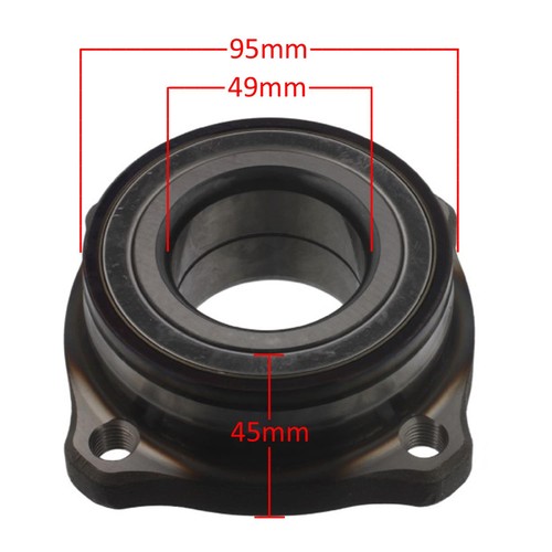 2x Rear Wheel Bearing Kit For BMW 5 6 7 Series Plus M5 Apec AWB1356 33406850156 - Picture 2 of 6