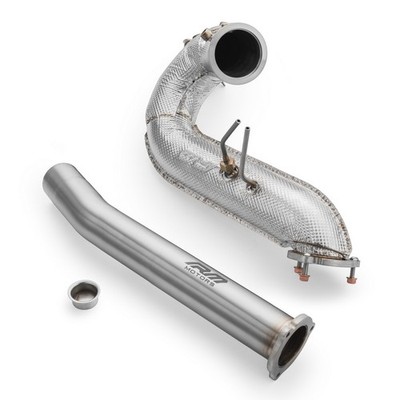 Downpipe Audi A7 Sportback 3.0TDI mit MS Katalyst Schalldämpf und Hitzeschild
