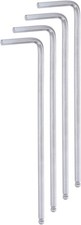 4 St&uuml;ck Innensechskantschl&uuml;ssel mit Kugelkopf 3mm L-Form Langer Arm Sechskant