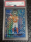 2024 Panini Mosaic Rookies Bo Nix #312 Reactive Blue Mosaic Prizm (RC) PSA 9