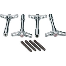 Chevrolet Valve Cover Wing Nut And Stud Set Chrome With Red Bowtie 4-18 Chevrolet Valve Cover Wing Nut And Stud Set Chrome With Red Bowtie 4-18