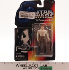 Han Solo Star Wars Power of the Force 1995 Kenner Action Figure NEW MOSC SEALED