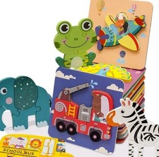 3D Interlocking Stand Up Wooden Puzzle - Zebra Only