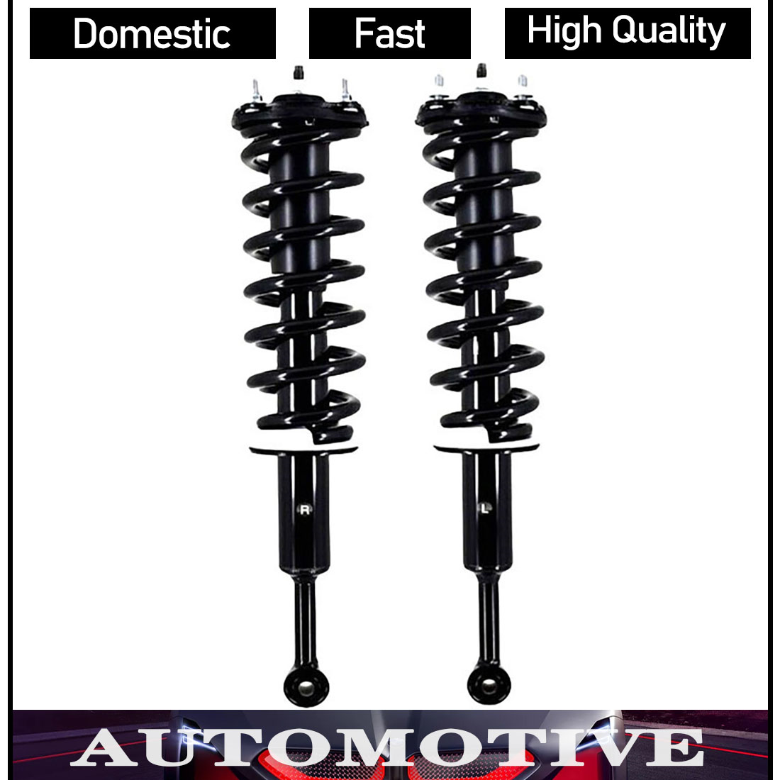Premium OE Front Struts for 2008-2022 Toyota Sequoia 4WD with Lifetime Warranty