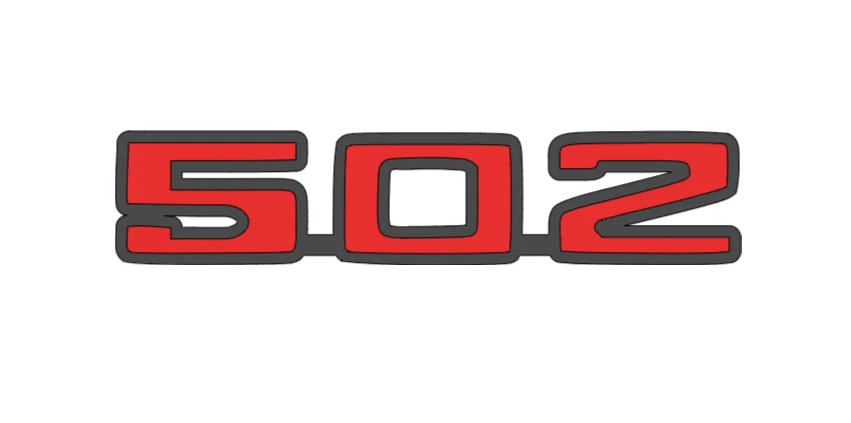 Par - 2 Colores 502 Calcomanía Emblema V8 GM Chevy Cadillac Pontiac Oldsmobile Foto 4 de 4