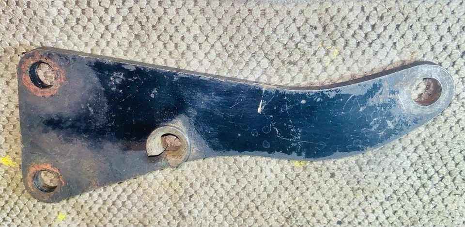 1969 396 Chevy lower DSL alternator bracket with smog ring GM Original - Image 3 of 3