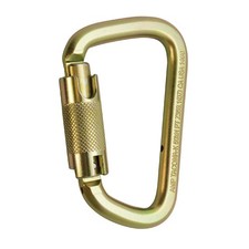 Triple Lock Carabiner - Gold, Tacoma Extra Duty 60KN universal