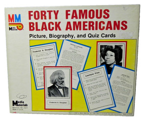 Vintage 1988 Forty Famous Black Americans quiz game RARE Looks unused