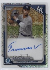 2024 Bowman Chrome Mega Box Prospect Mojo Francisco Vilorio #BMA-FV Auto 10w8