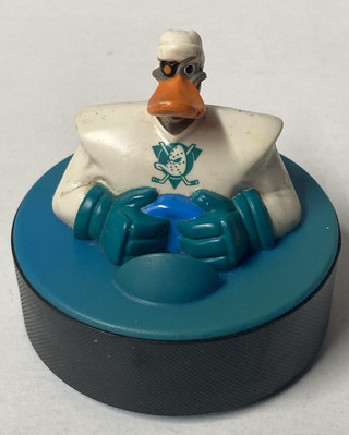Vintage McDonalds Mighty Ducks Hockey Puck # 13  Disney Happy Meal Toy 