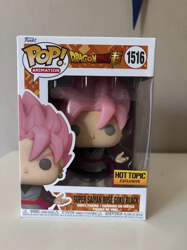 Funko Pop Dragon Ball Super Saiyan Rose Goku Black #1516 Hot Topic Exclusive