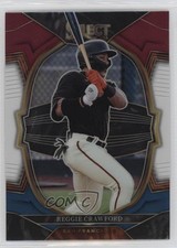 2023 Panini Select Concourse Tri-Color Prizm Reggie Crawford #81 1e19