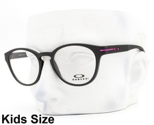 Oakley Youth Fit Round Off Eyeglasses Glasses OY8017-0148 Black 48mm Kids Size