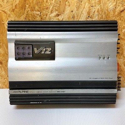 Alpine MRV-F407 V12 4 Channel Power Amplifier tested from JP