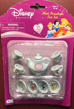 DISNEY PRINCESS 10-PC MINI PORCELAIN TEA SET BELLE,SNOW WHITE,AURORA,CINDERELLA
