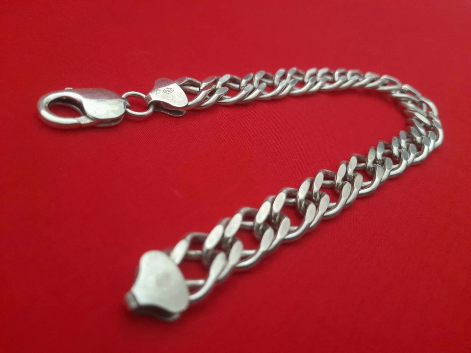 Bracciale/bracelet Uomo Argento Massiccio 925 made in Italy with box - Immagine 2 di 4