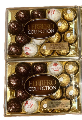 2 Packs Ferrero Rocher Collection Asst Chocolates Variety 16 pc Ea 32 Pcs Total