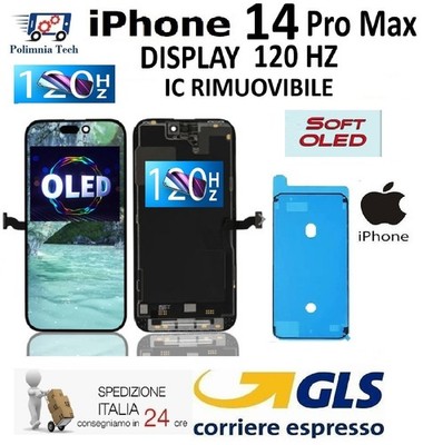 APPLE IPHONE 14 PRO MAX Touchscreen Display Soft OLED 120 Hz Original GLS