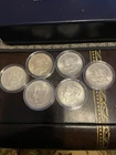 6 , Morgan Silver Dollars, 90% Silver.