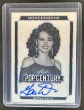 2026 Leaf Metal Pop Century Geena Davis Monochrome Auto Kaleidoscope Silver #1/1