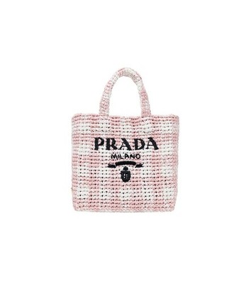 Prada Tasche rosa Raffia 59782 156974021
