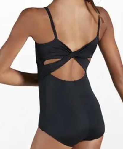 BALERA Dancewear Twist Back Camisole Leotard MT7990 Black Sz. SA (4/6) NEW - Picture 2 of 3