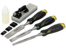 Roughneck Bevel Edge Chisel & Sharpening Kit, 6 piece ROU30165