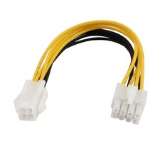 CPU Power Extension Cable 4Pin to 8-Pin ATX Motherboard