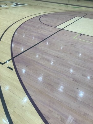 Reclaimed Hardwood Maple Basketball Gym Flooring Panels