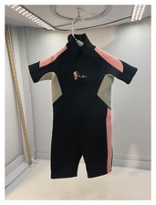 Xuker Youth Shorty Wetsuit Neoprene Pink Black Size 6