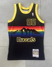 RARE Mitchell & Ness Denver Nuggets 1991-92 Dikembe Mutombo HWC Jersey - S -READ