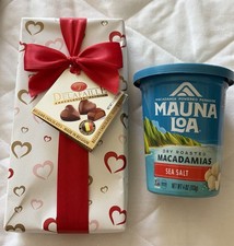 Delafaille Belgian Chocolates 3.53oz & Mauna Loa Dry Roasted Macadamias 4oz