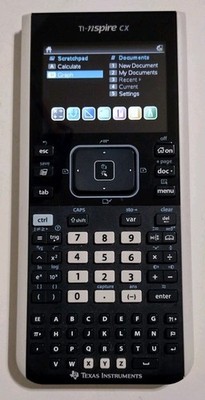 Texas Instruments TI-Nspire CX Graphing Calculator White No Cover TESTED