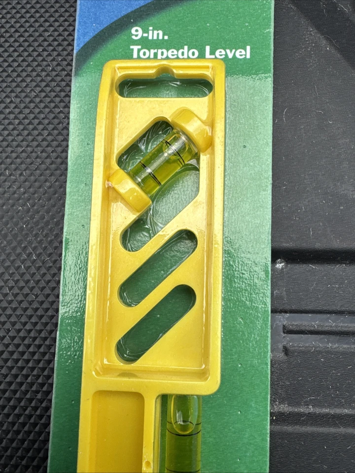 Sears Companion 9” Torpedo Level 39838 USA NOS RARE YELLOW not Craftsman  - Image 3 of 4