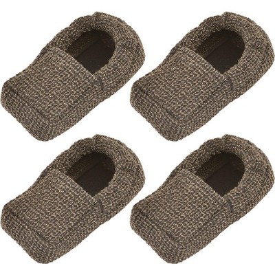 Nova Joy Walker Glide Ski Covers for Seniors & Adults - Durable Brown 